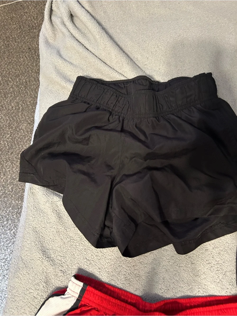 Nike Kids Red Athletic Shorts - Lightweight Running Bottoms
